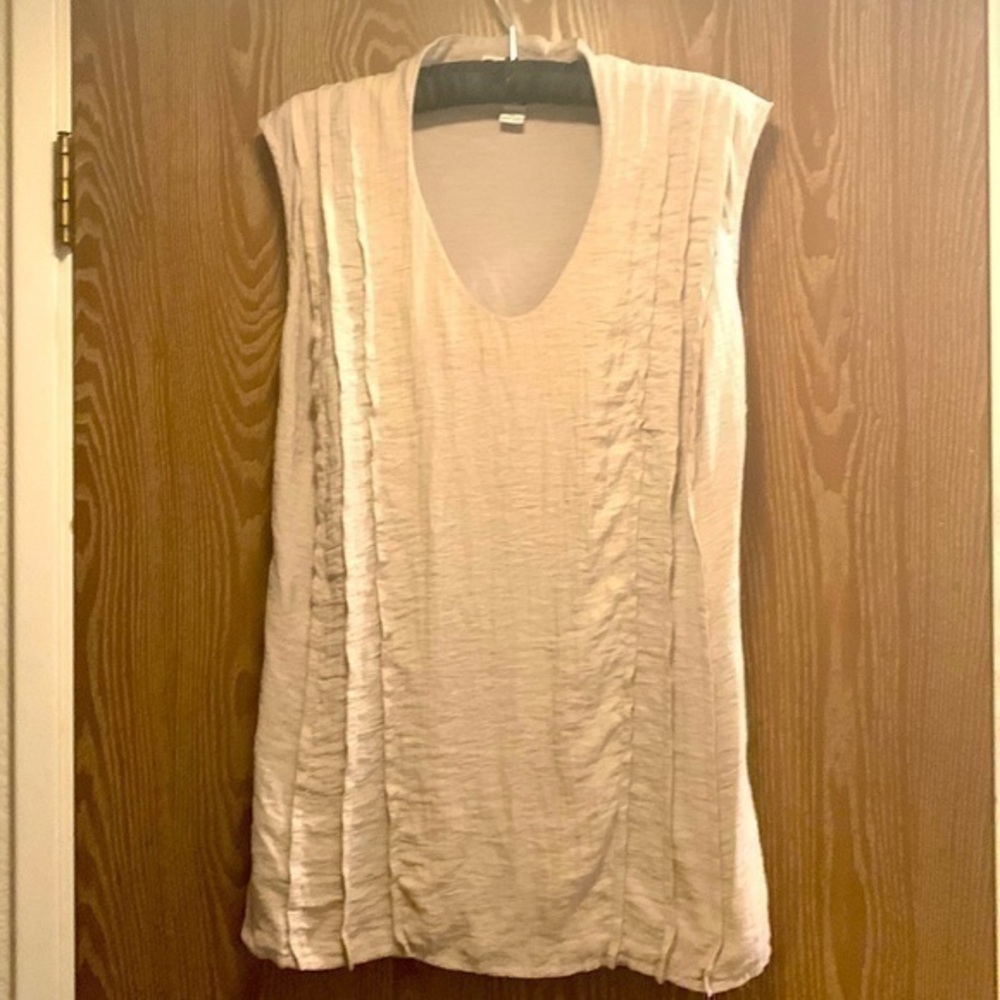 Coldwater Creek tan blouse 1X